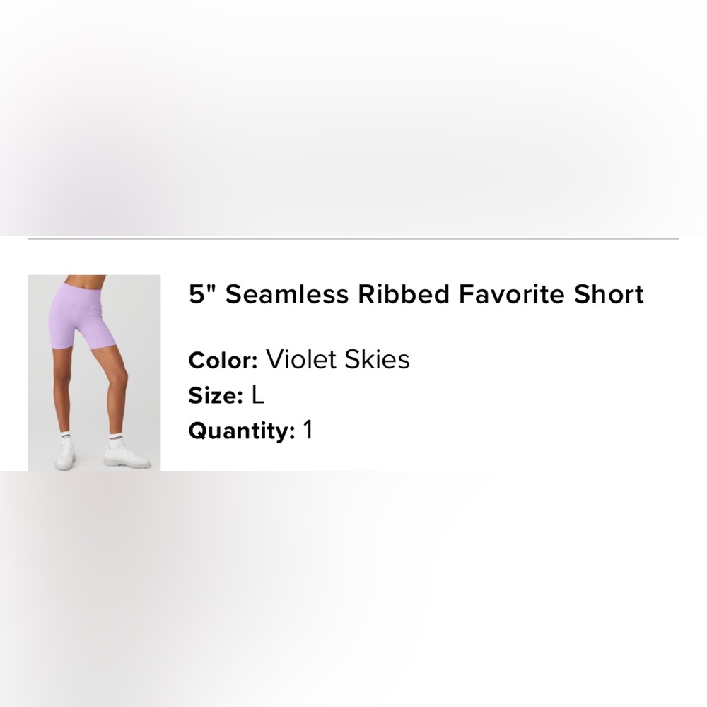 Ribbed Alo Yoga Shorts